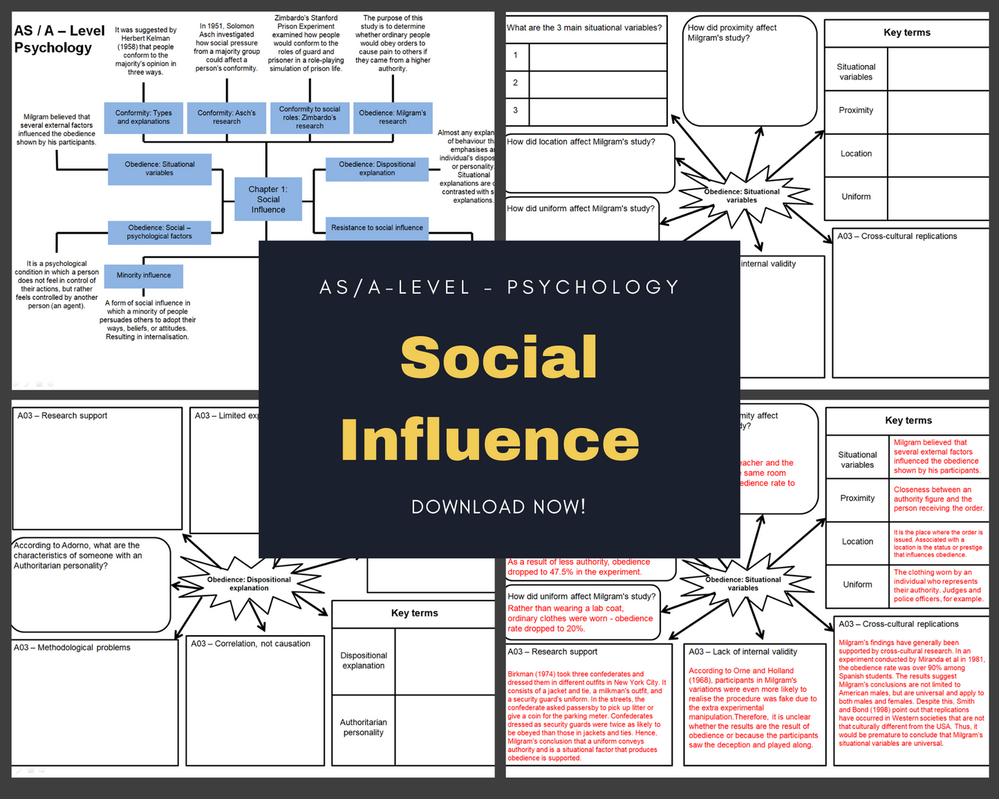Social Influence - Mind Maps