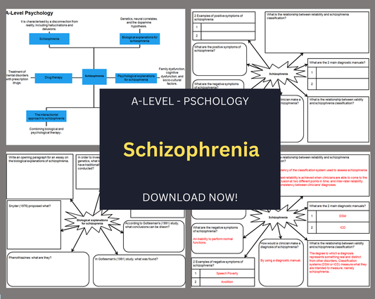 Schizophrenia - Mind Maps