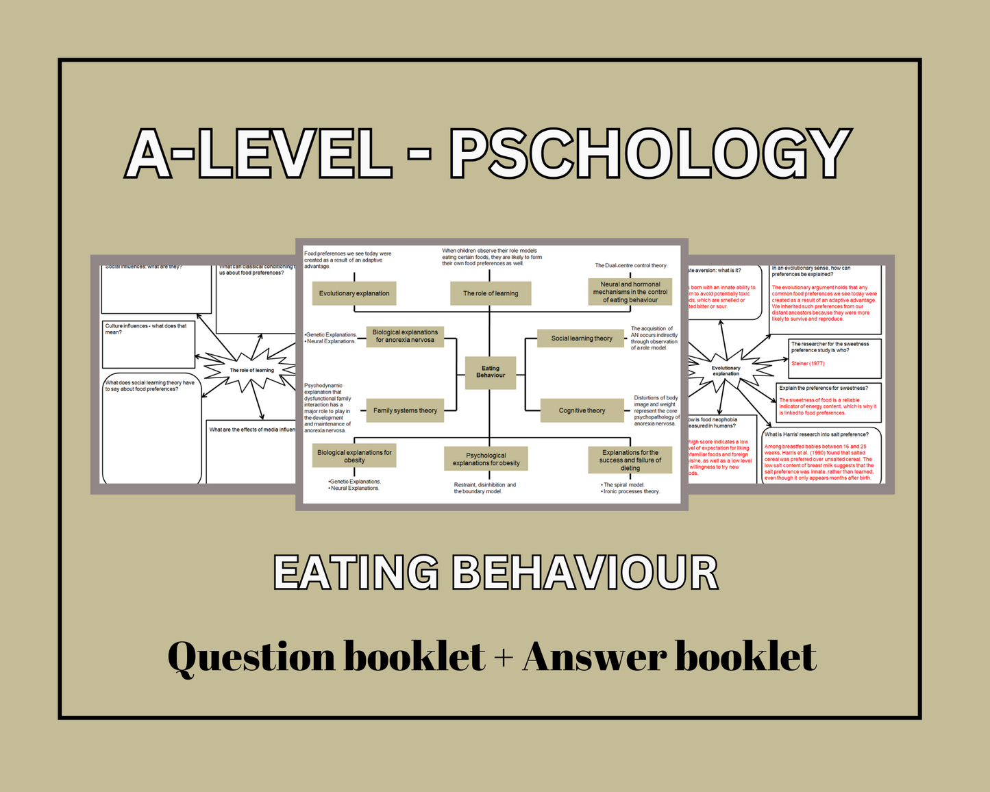 Eating Behaviour - Mind Maps